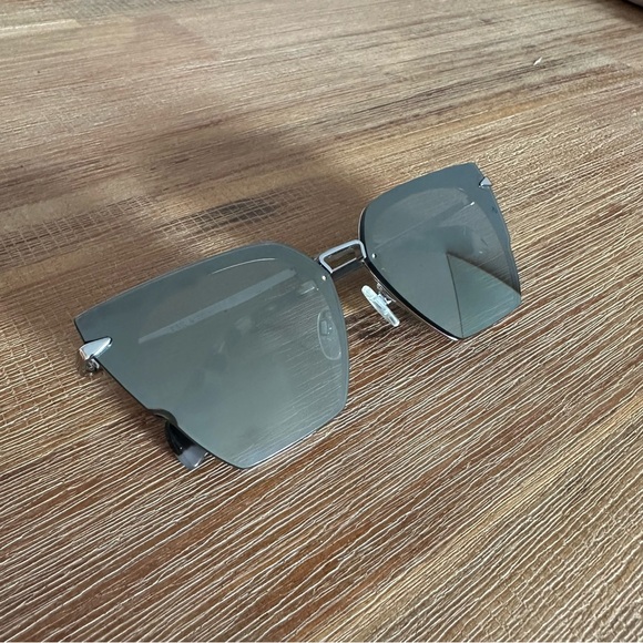 Rag & Bone Silver Mirrored Sunglasses - Cat Eye - Picture 3 of 10